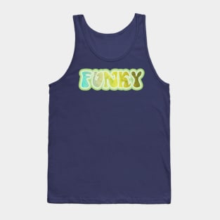 FUNKY. Retro 60s 70s aesthetic slang Tank Top